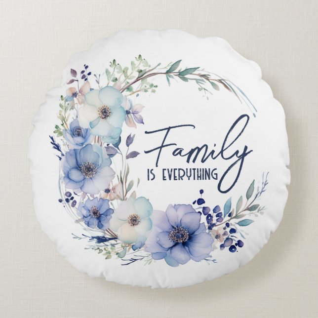 Familjeoffertutandning Rund Kudde (Framsidan)