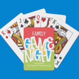 FamiljepAME NIGHT Cute & Colorful Play Casinokort
