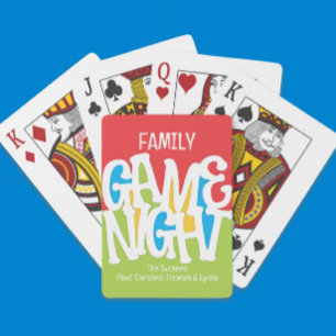 FamiljepAME NIGHT Cute & Colorful Play Casinokort
