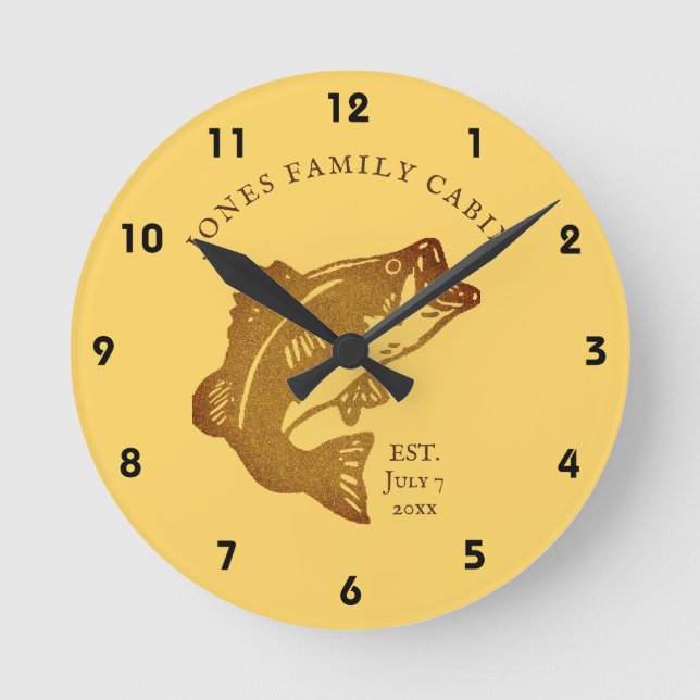 Familjepått för fiskfilé rund klocka (Framsida)