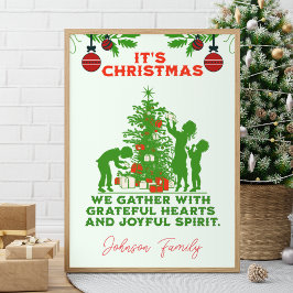 Familjepiljestormen Personlig Hälsning Poster