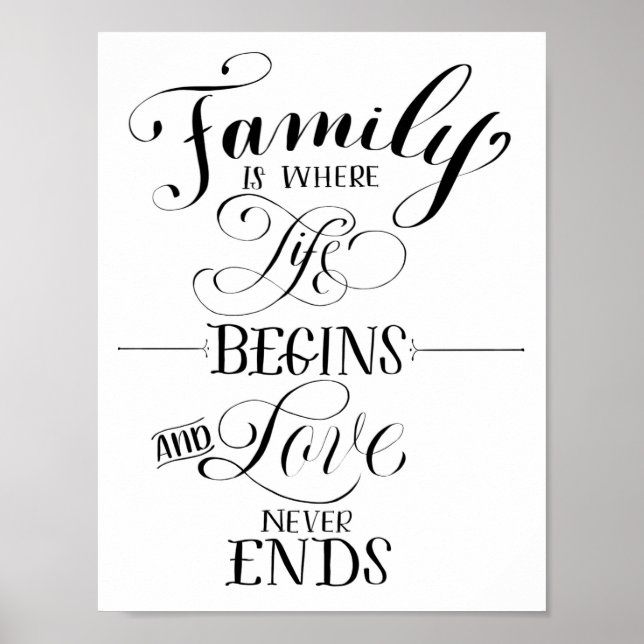 Familjeposter Poster (Framsidan)
