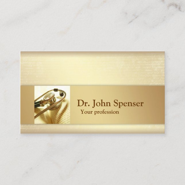 Familjepraxis - Affärskort för pediatriker Visitkort (Framsida)