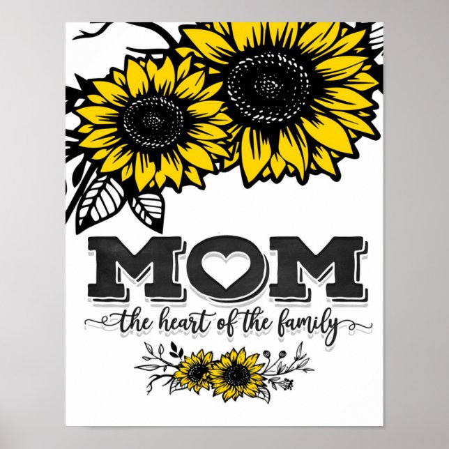 Familjepresentens hjärta, Mors dag Gift Poster (Framsidan)