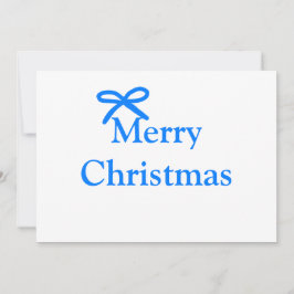 Familjepresenter från Blå båge god jul, enkla mode Inbjudningar