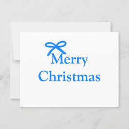 Familjepresenter från Blå båge god jul, enkla mode Vykort