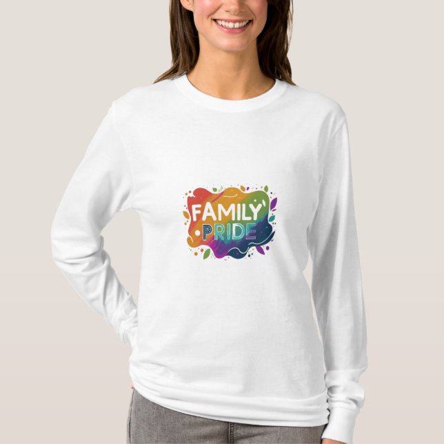 FamiljePride T Shirt (Framsida)