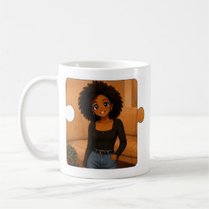Familjepussel kaffekopp