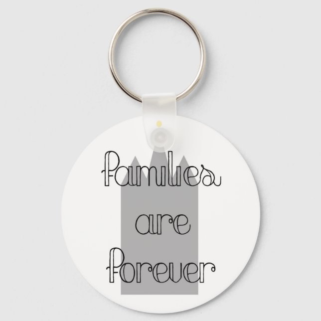familjer är för evigt mormon lds tempel nyckelring (Framsida)