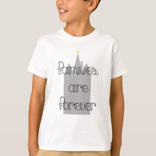 familjer är för evigt mormon lds tempel t shirt