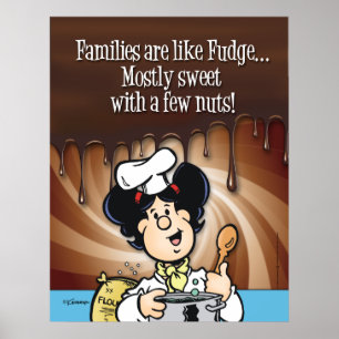 Familjer är som fuskverk poster