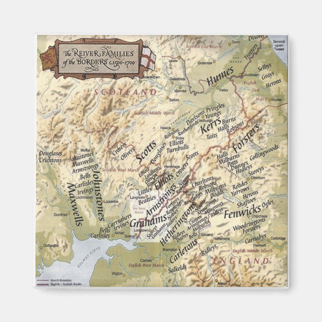 Familjer i gräns magnet (Framsidan)