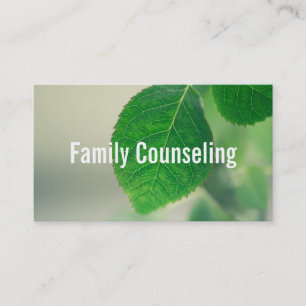 Familjerådgivningsgrupp Livslångt träningsprogr Visitkort