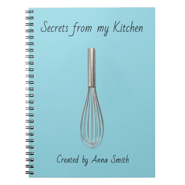 Familjerecept Bok Anteckningsbok (Framsidan)