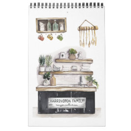 Familjerecept Heirloom Keepsaké | Vattenfärg Kalender