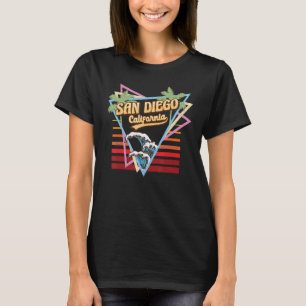 Familjeresa San Diego Beach Kalifornien Surfing re T Shirt