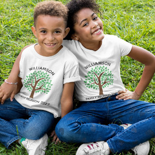 Familjereunion Träd Cute Anpassningsbar Matching K T Shirt