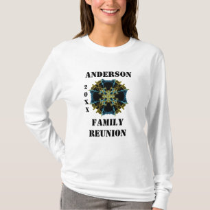 Familjesamling Celestial Guld Blue Reunion T Shirt