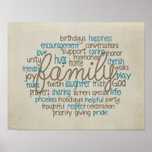 familjesamling poster (Framsidan)