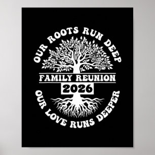 Familjesammankomst 2026 Våra rötter går djupt Vår Poster