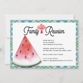 Familjesammankomst Återförening Picknick Inbjudningar