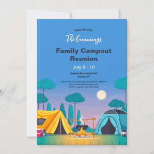 Familjesammankomst Camping  Inbjudningar
