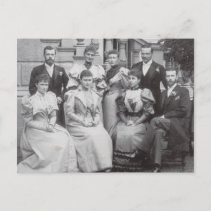 Familjesammankomst ROMANOV - RYSSLAND - HESSEN #D0 Vykort
