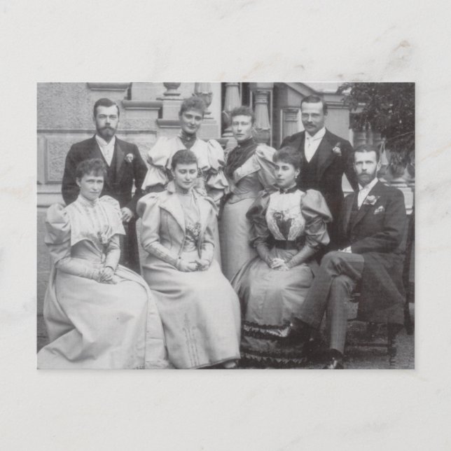 Familjesammankomst ROMANOV - RYSSLAND - HESSEN #D0 Vykort (Framsida)