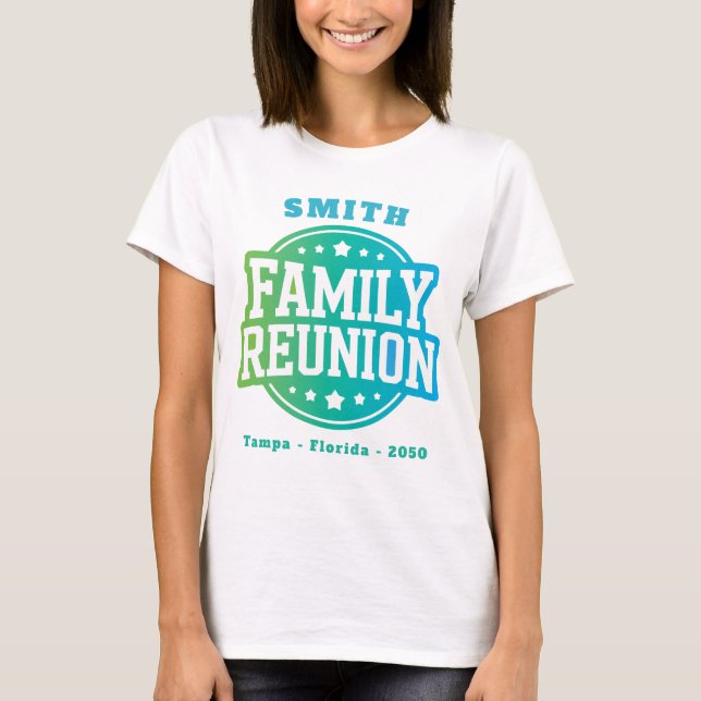 Familjesammankomst  t shirt (Framsida)