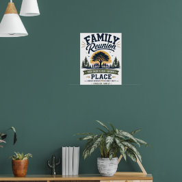 Familjesammankomst Tillsammans Är Vår Favoritplats Poster