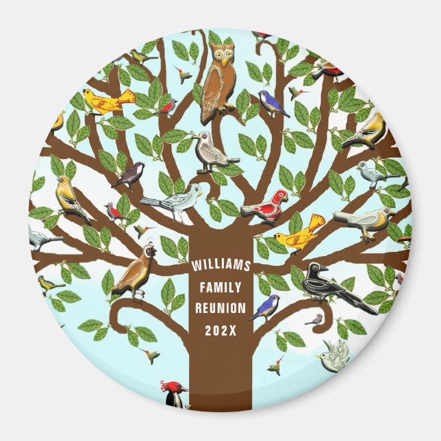 Familjesammankomstmagnet Magnet (Framsidan)