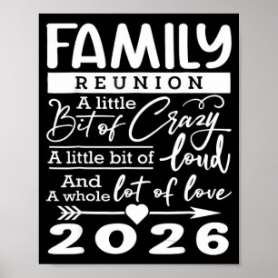 Familjesammanträff 2026 Roliga Familjeälskare Poster