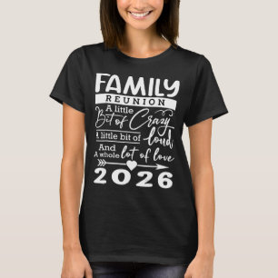 Familjesammanträff 2026 Roliga familjeälskare T Shirt