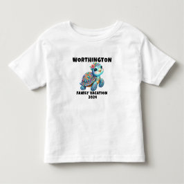 Familjesammanträff eller semester t shirt