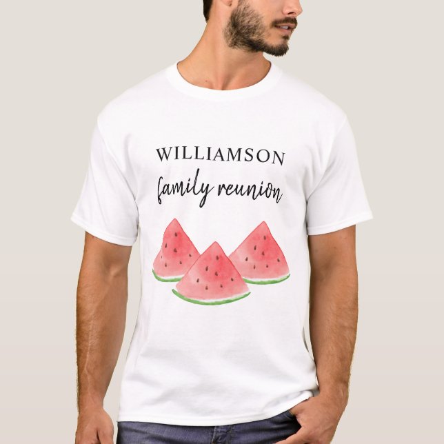 Familjesammanträff sommar t shirt (Framsida)