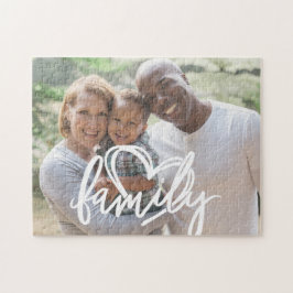 Familjescenario | Anpassad familjefoto Pussel