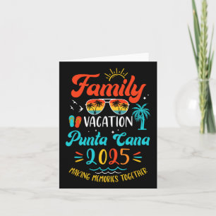Familjesemester 2025 Punta Cana Matchande Sommar T Kort