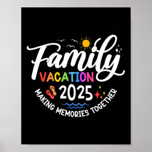 Familjesemester 2025 Skapar Minnen Tillsammans Mat Poster