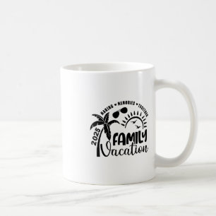 Familjesemester 2025 Strand Matchande familj somma Kaffemugg
