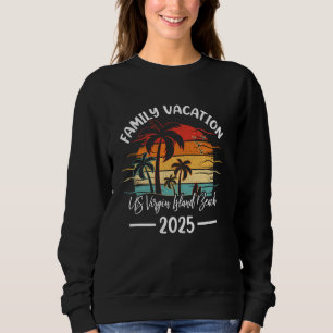Familjesemester 2025 Vintage US Virgin Island T Shirt