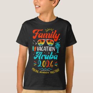 Familjesemester 2026 Aruba Matchande Sommaruppehål T Shirt