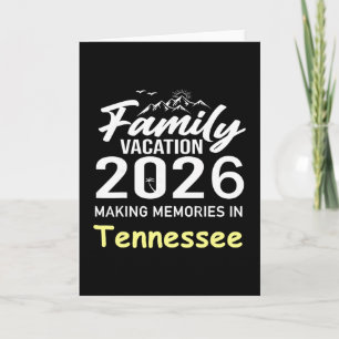 Familjesemester 2026 Minnen Tennessee Sommar Kort