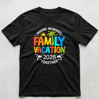Familjesemester 2026 Strand Matchande Familj Somma T Shirt