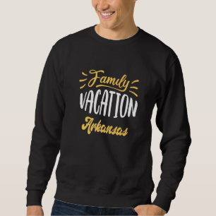 Familjesemester Arkansas Matchande familjegrupp Ar Lång Ärmad Tröja
