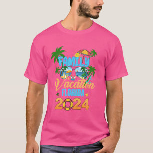 Familjesemester Florida 2024 Strand Sommarlov T Shirt