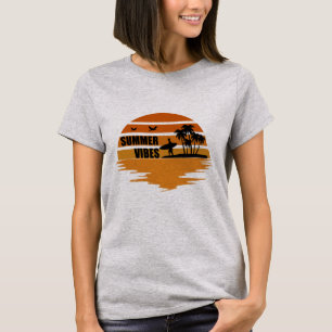 Familjesemester för sommarsemester t shirt