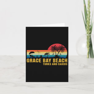 Familjesemester Grace Bay Beach Turks och Caicos S Kort