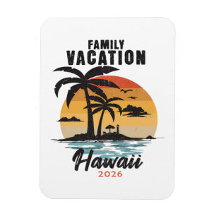 Familjesemester Hawaii 2026 Tropisk Magnet