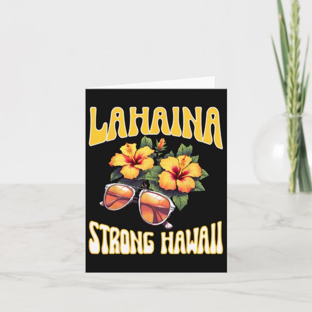 Familjesemester Hawaiianska Lahaina Strong Maui Ha Kort (Framsida)