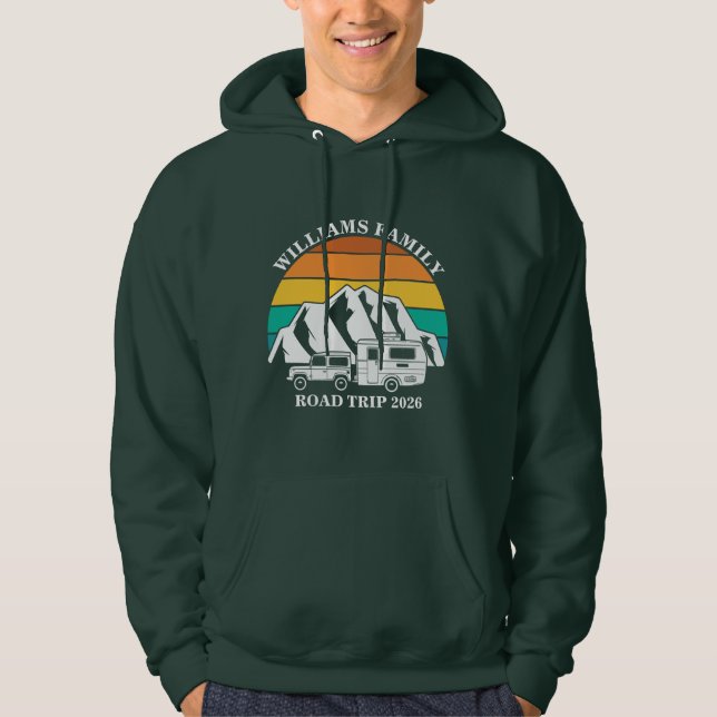 Familjesemester i bergsområdet Resa Hoodie (Framsida)